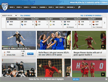 Tablet Screenshot of pac-12.com
